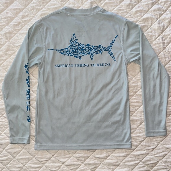 AFTCO Youth Jigfish Performance Long Sleeve Shirt Small - Picture 4 of 4